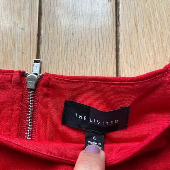The Limited Knit Red Work or Holiday Sleeved Dress - Picture 2 of 5